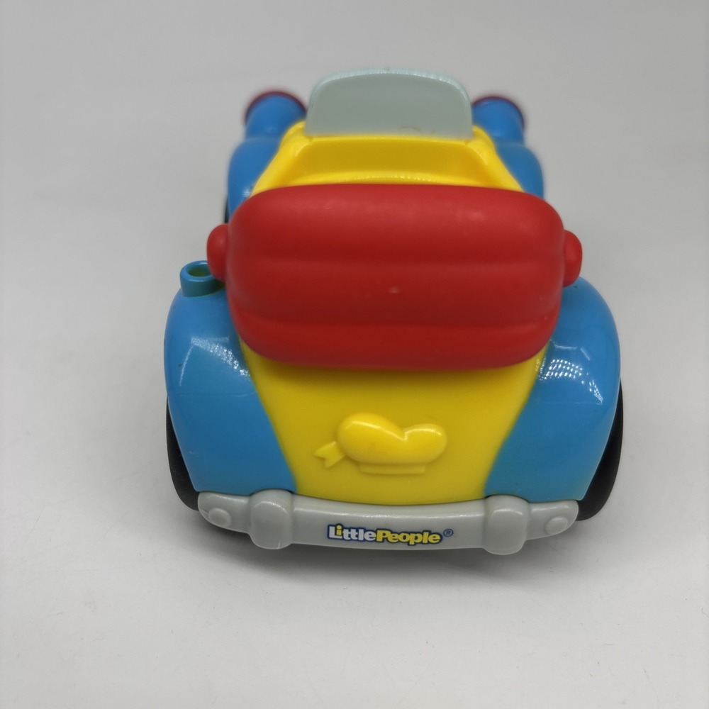 Fisher Price Little People Donald Duck Bouncing Car Magic of Disney 2014 Mattel - Picture 5 of 7